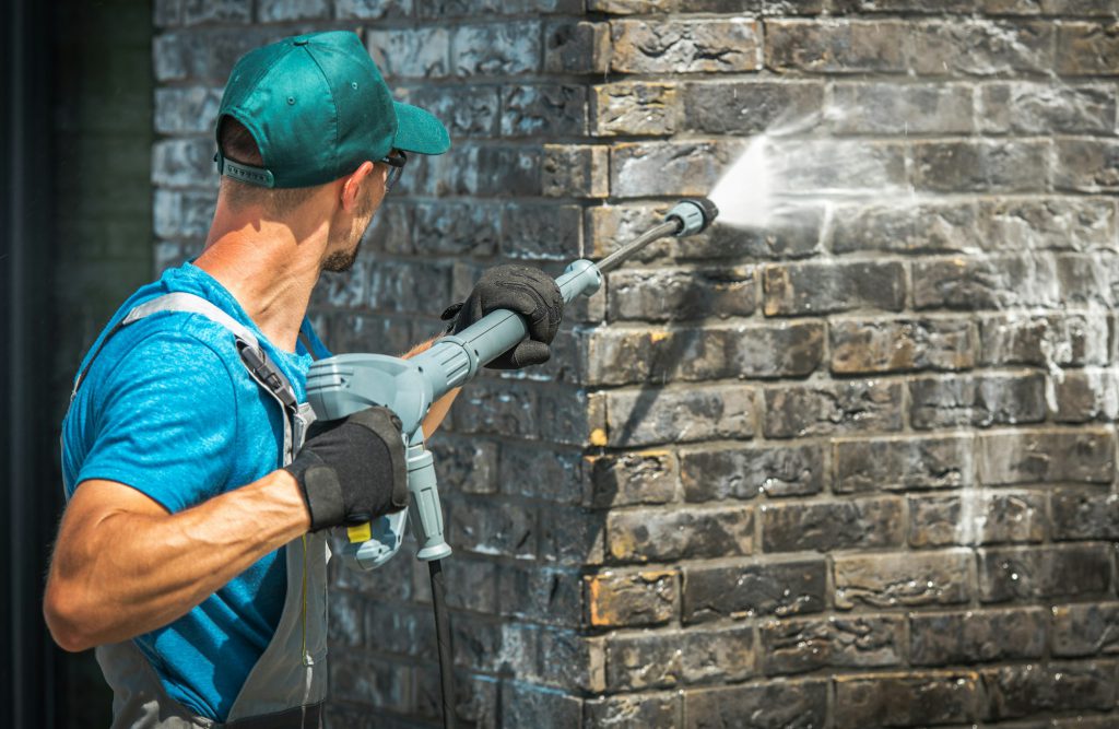 House Brick Wall Washing